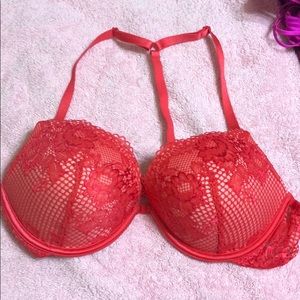 Ambrielle Red Bra Full Coverage Push up 38C